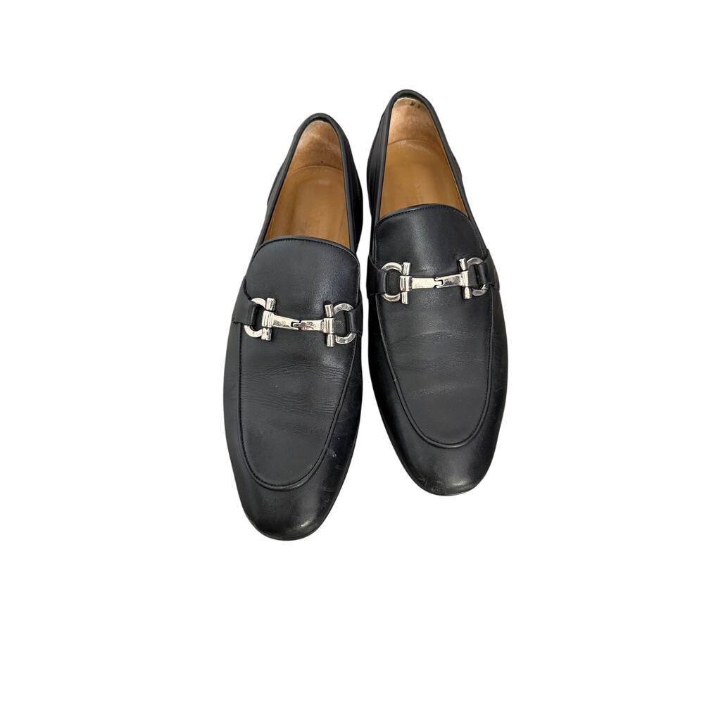 VERCINI MOCCASIN LOAFERS – SOPHISTICATED COMFORT sz 39 black leather